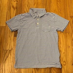 Crewcuts Boys Blue and White Stripe Collared Polo Shirt
Short Sleeve Size M(8-9)